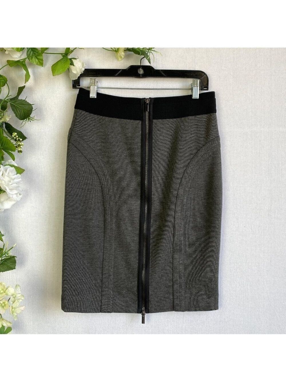 🎈$10 add on. BCBG Max Pencil Skirt with full zip back, soft jersey fabric.